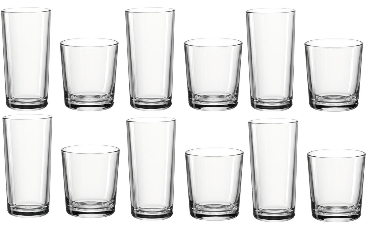 Montana Trinkglas-Set 12teilig Scandia 12er Set mit 2 Grössen à 6 Stück