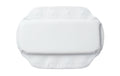 Diaqua Nackenkissen Smoothie 32 x 23 cm, PVC, mit Saugnäpfen, Weiss
