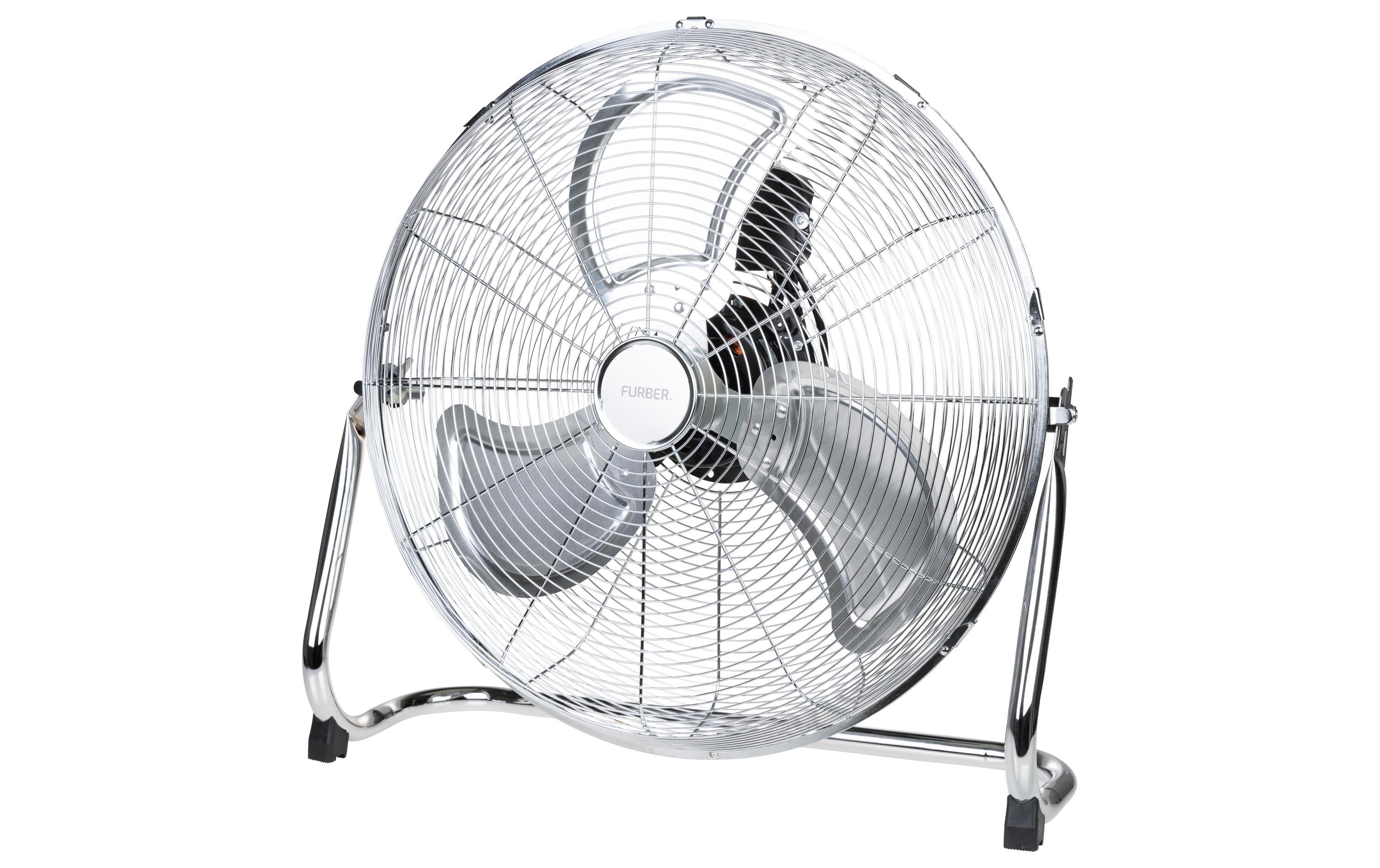 FURBER Bodenventilator Vayu-Industry 20 Neigung einstellbar, 125W, Chrome