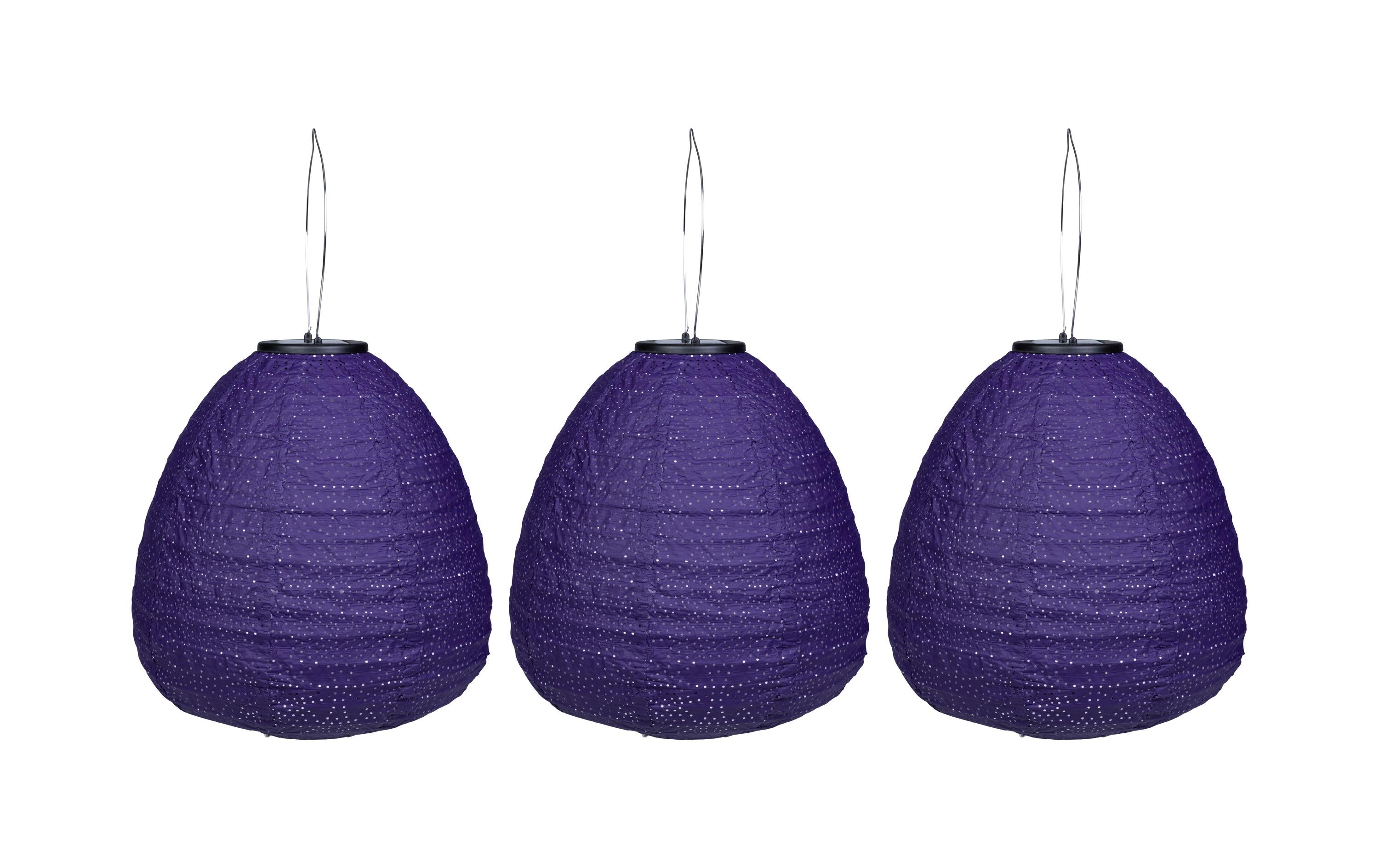 COCON Solar Laterne Set THE DOME 3 Stück, 25cm