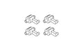 Turbo Racing Left and right C-hub 4pcs