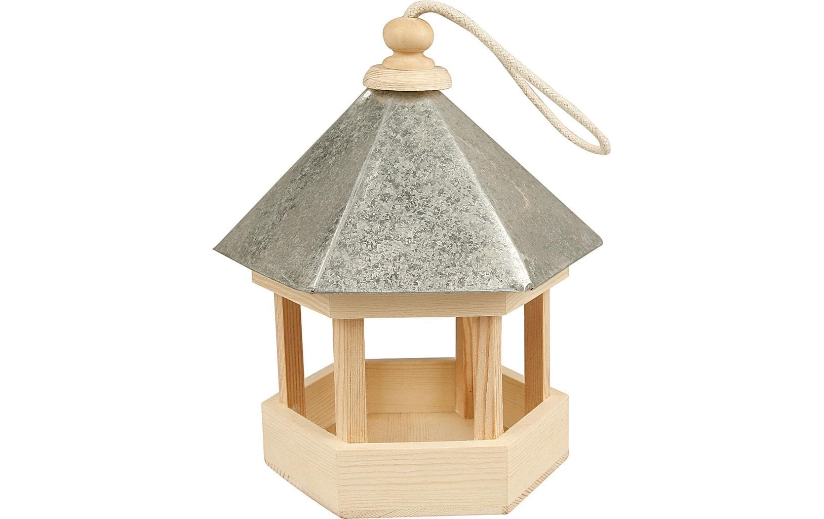 Creativ Company Vogelfutterhaus Zinkdach 22x18x16.5cm