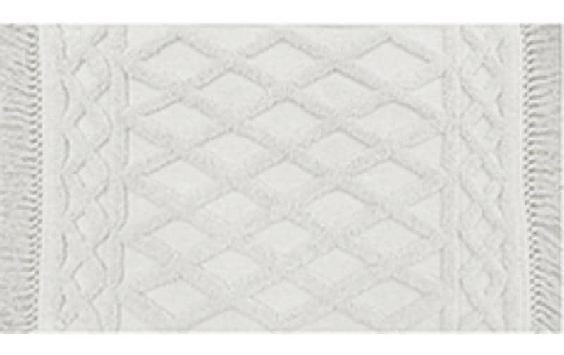 Diaqua Badteppich Kayla Grösse: 60x90 cm, white, Eco Line