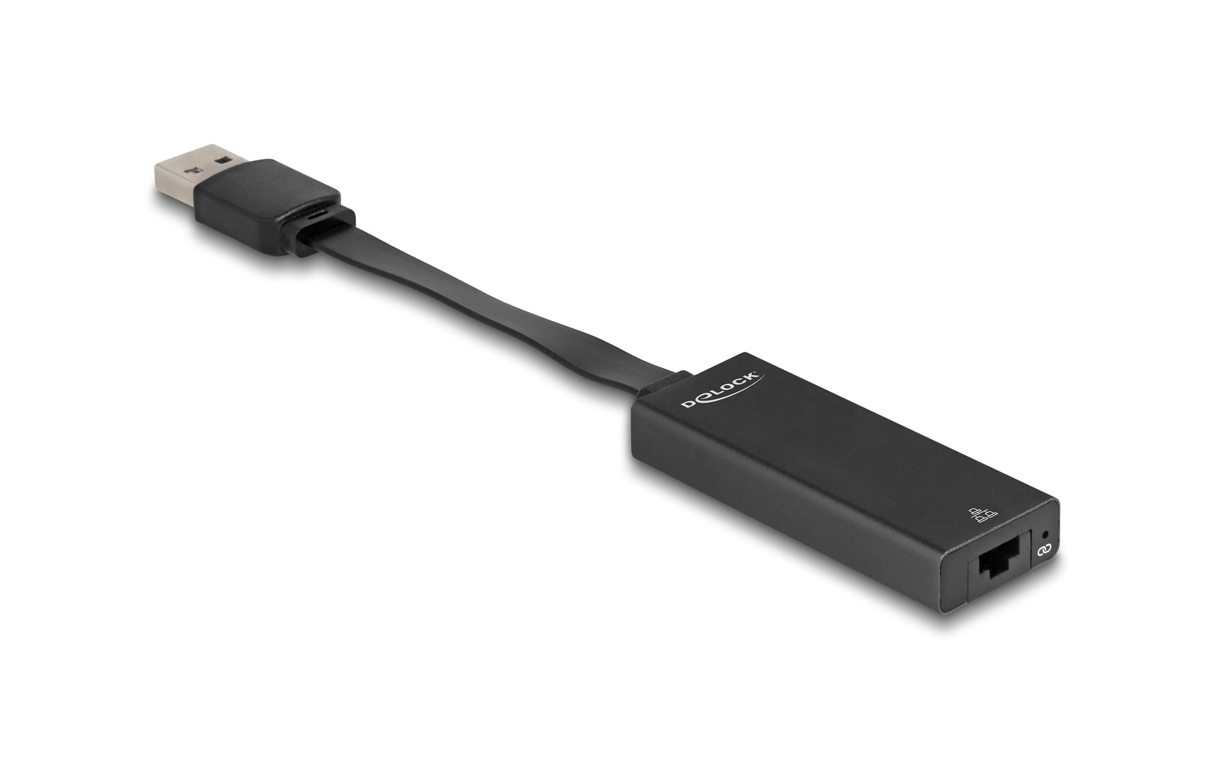 Delock USB Typ-A Adapter zu Gigabit LAN slim