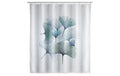 Wenko Duschvorhang Anti-Schimmel Grösse: 180x200, Polyester, Ginkgo