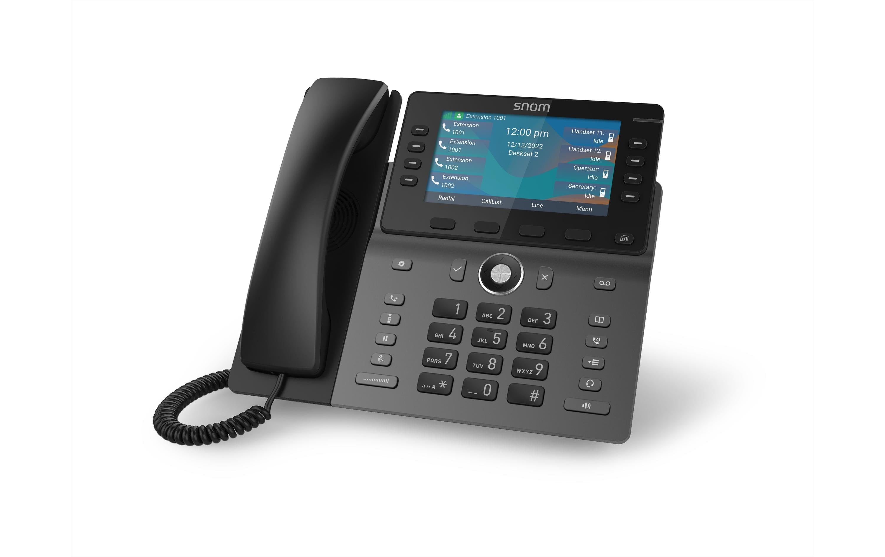 Snom M58 Schwarz DECT-Tischtelefon passend zu M500