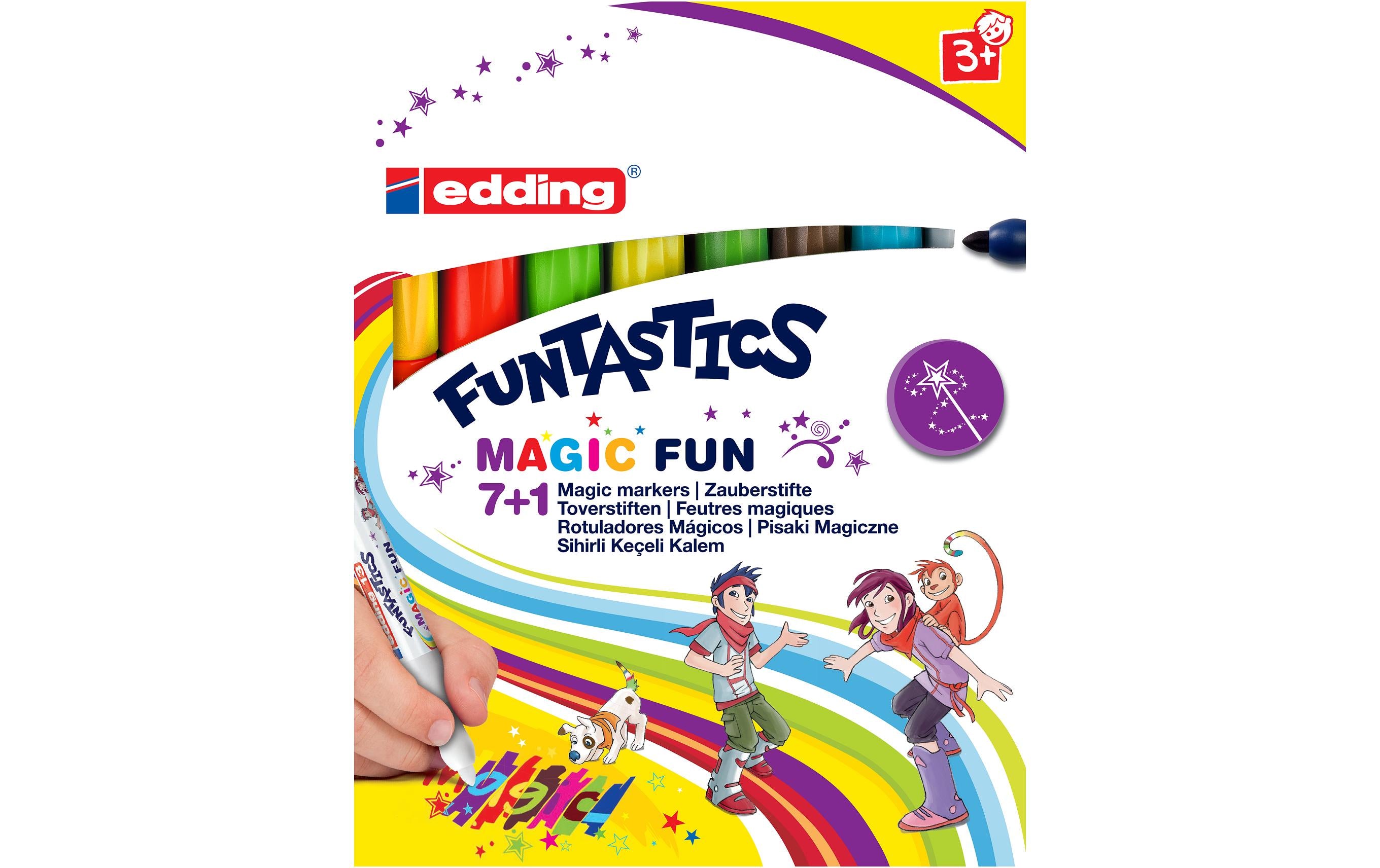 Fasermaler 13 Funtastics Magic 8 Stück, farblich assortiert