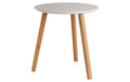 Schou Beistelltisch Steingrau MDF/Bambus, China, 40x40cm