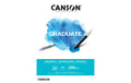 Canson Block Graduate Aquarell A4 250g/m2, 20Bl, fein, FSC