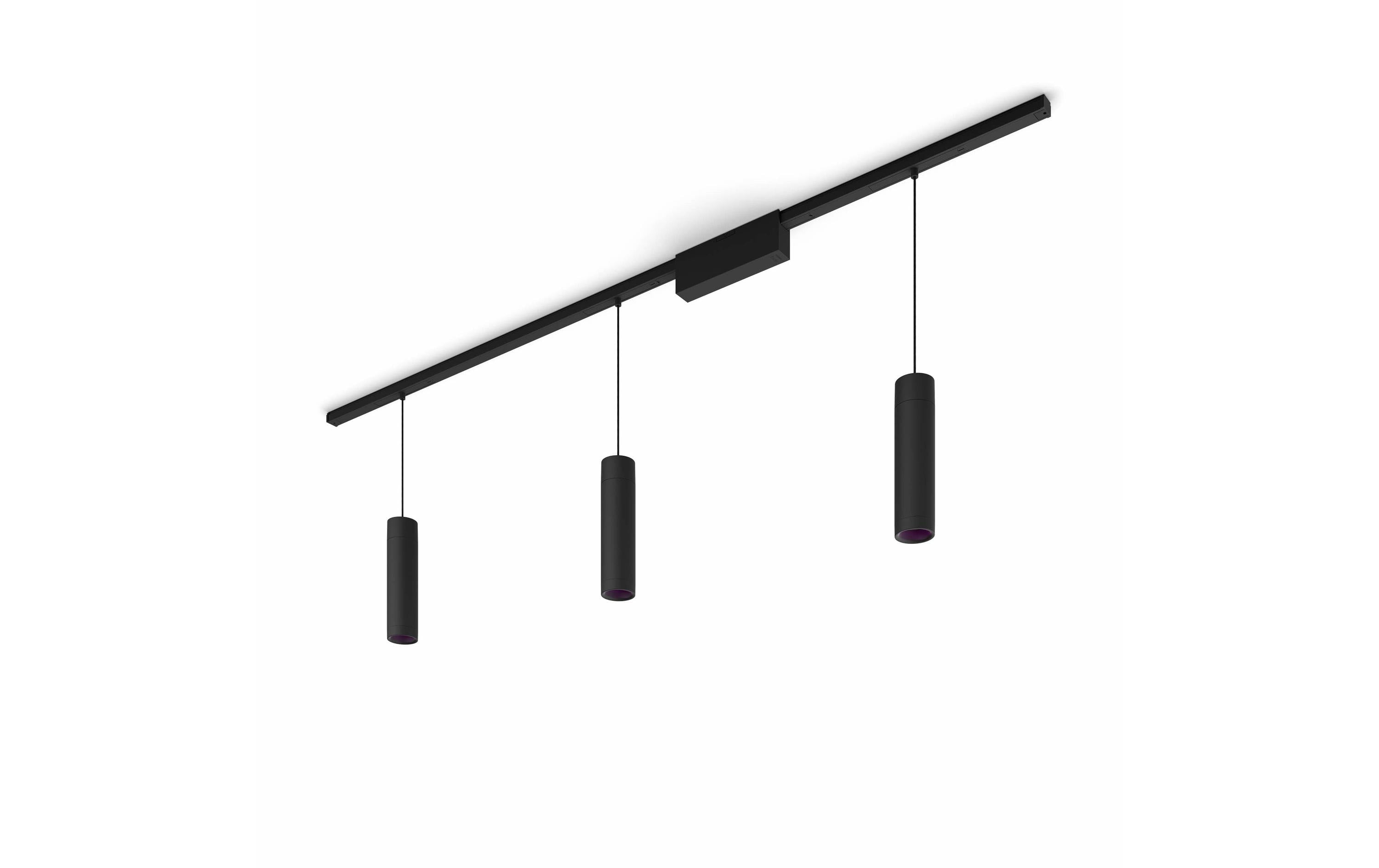 Philips Hue Perifo Bais-Set 3er Pendelleuchte, schwarz