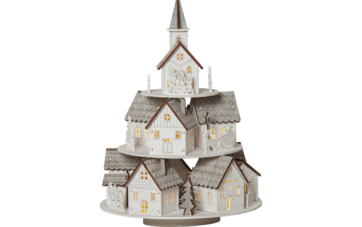 Star Trading Indoor Deco Grauberg IP20, Warmweiss, Grau