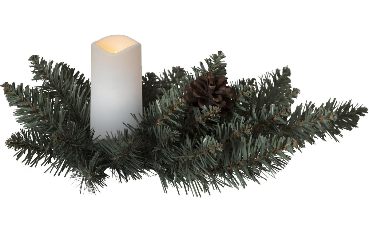 Star Trading LED Grablicht Serene Outdoor, Grün, 12cm Höhe, Timerfunktion