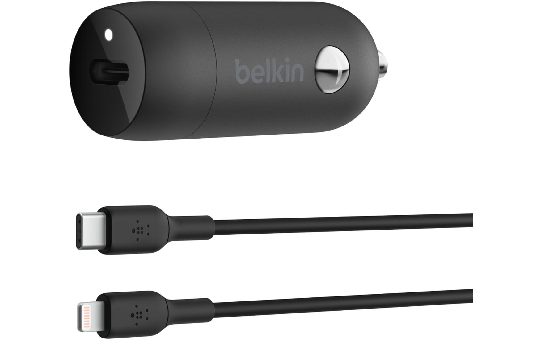 Belkin BoostCharge USB-C 30W black USB-C to Lightning cable 1m