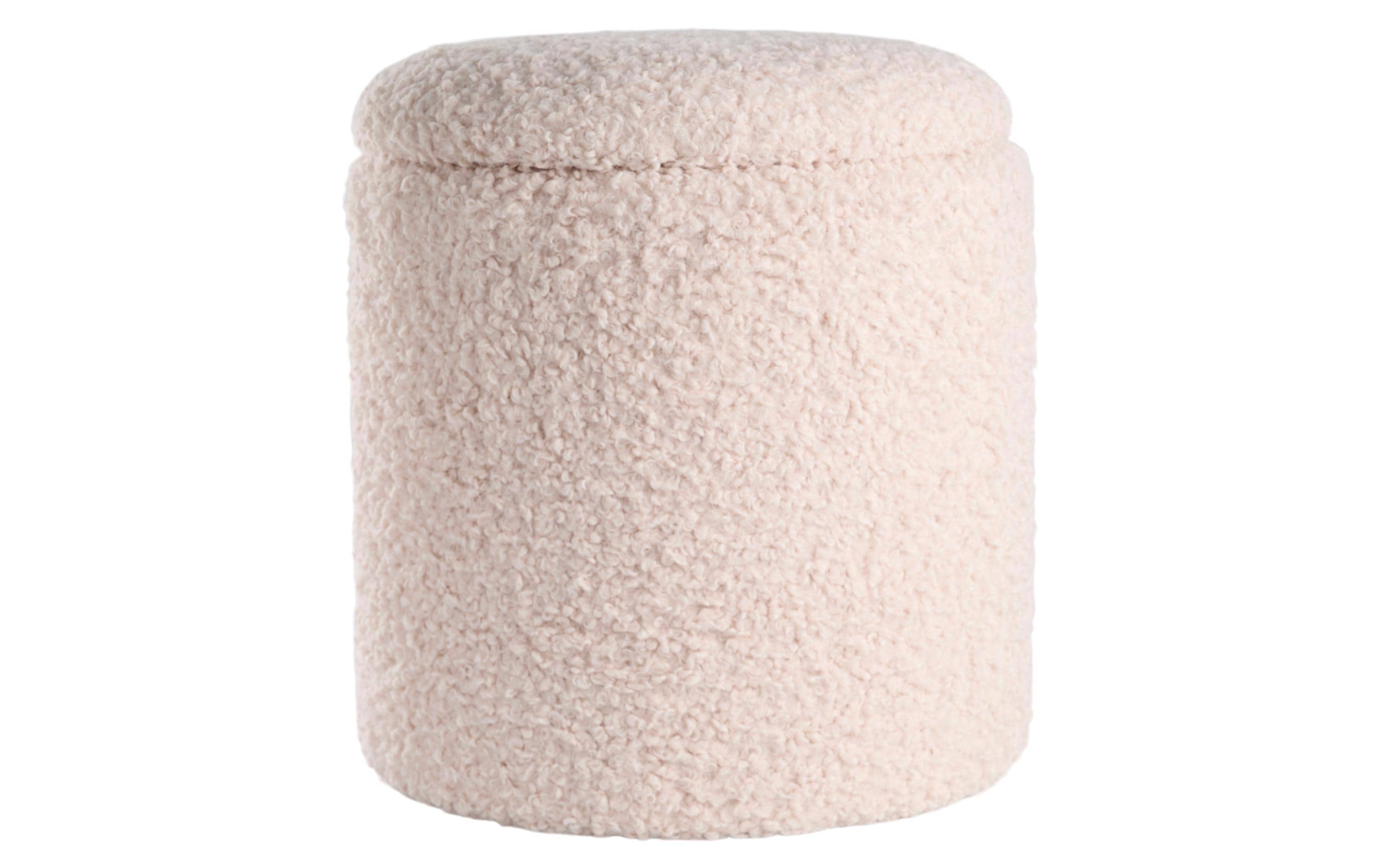 Schou Pouf MDF/Polyester, China,  Ø36, H40cm