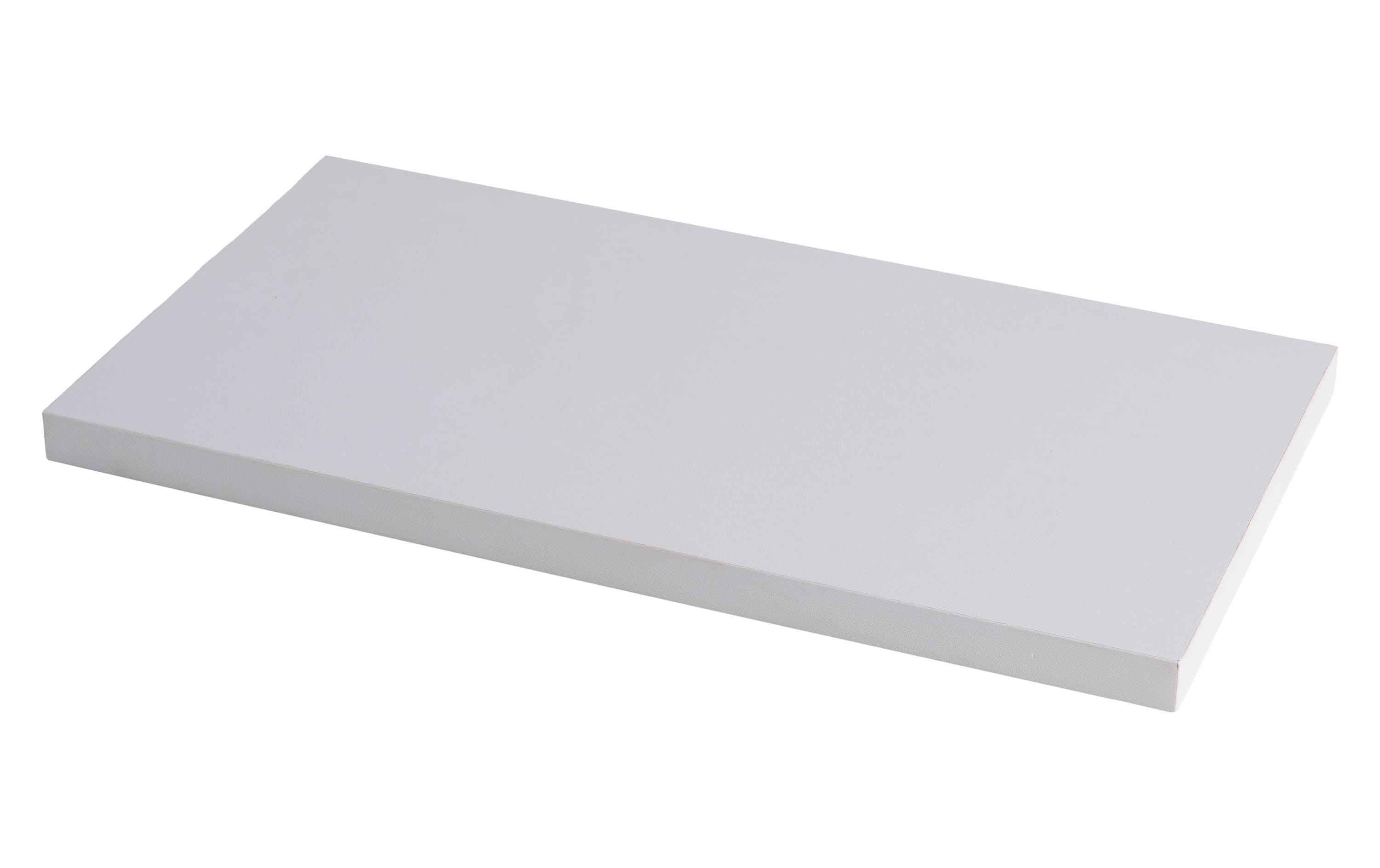 Schou Wandregal Weiss MDF, China, Grösse: 38x20x1.8cm
