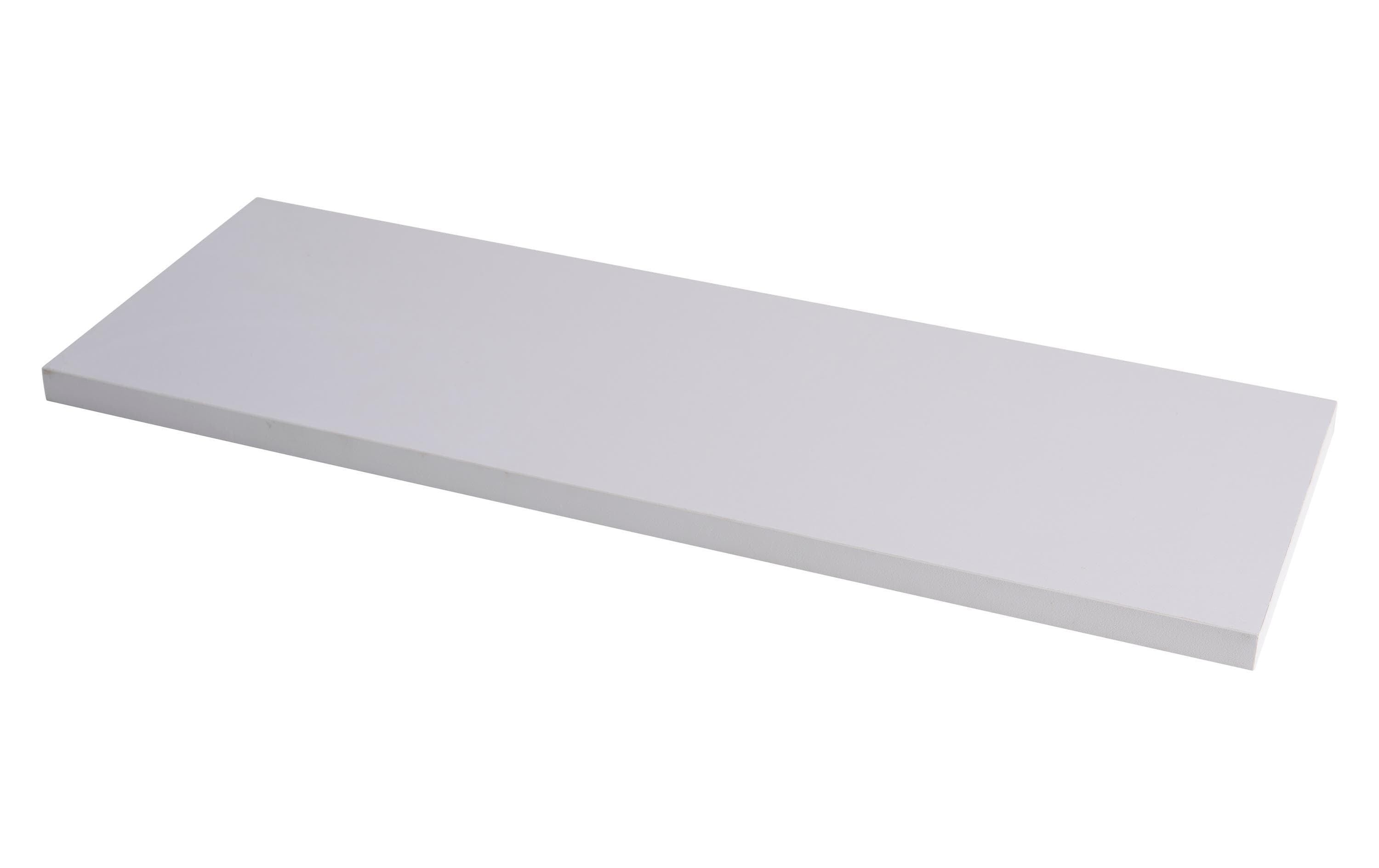 Schou Wandregal Weiss MDF, China, Grösse: 58x20x1.8cm