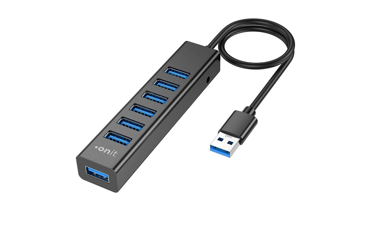 onit Type-A USB-Hub 7x USB 3.0 Type A / 1x DC