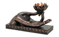 G. Wurm Aufsteller Buddha Hand Grösse: 32x19x15cm, Polyresin