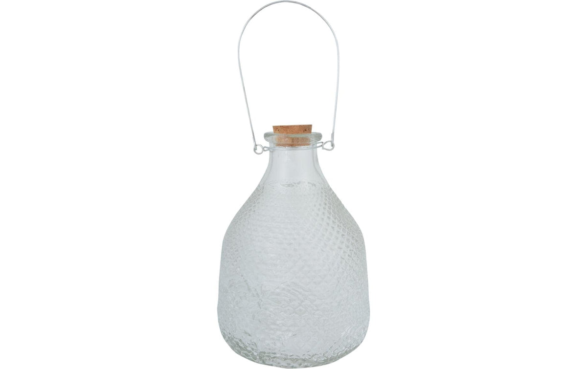 Esschert Design Wespenfalle Hobnail Glas 15.2x22.1 cm (DxH), Loch unten für Wespen