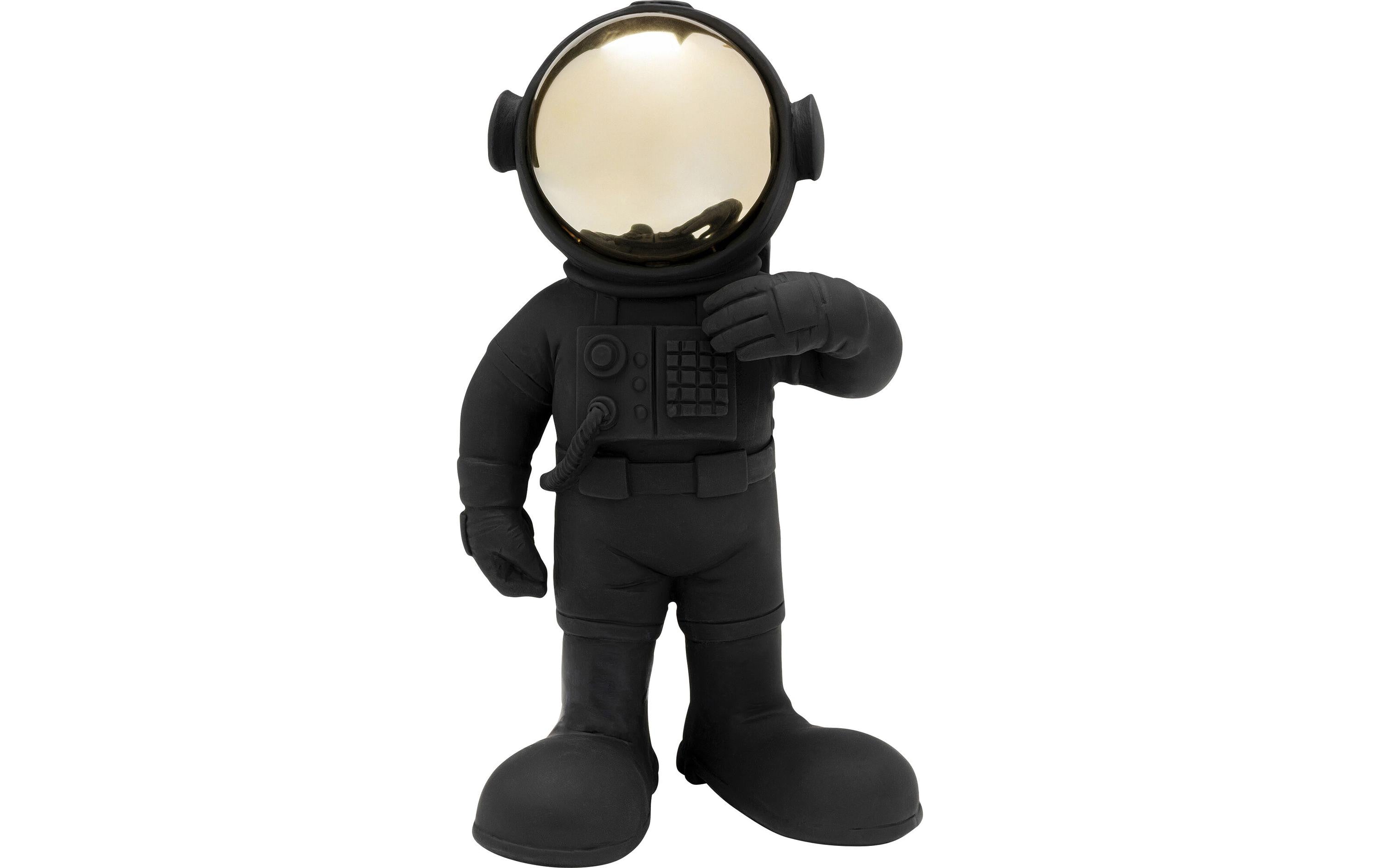 Kare Dekofigur Astronaut Welcome Grösse: 16x14x27cm, Schwarz