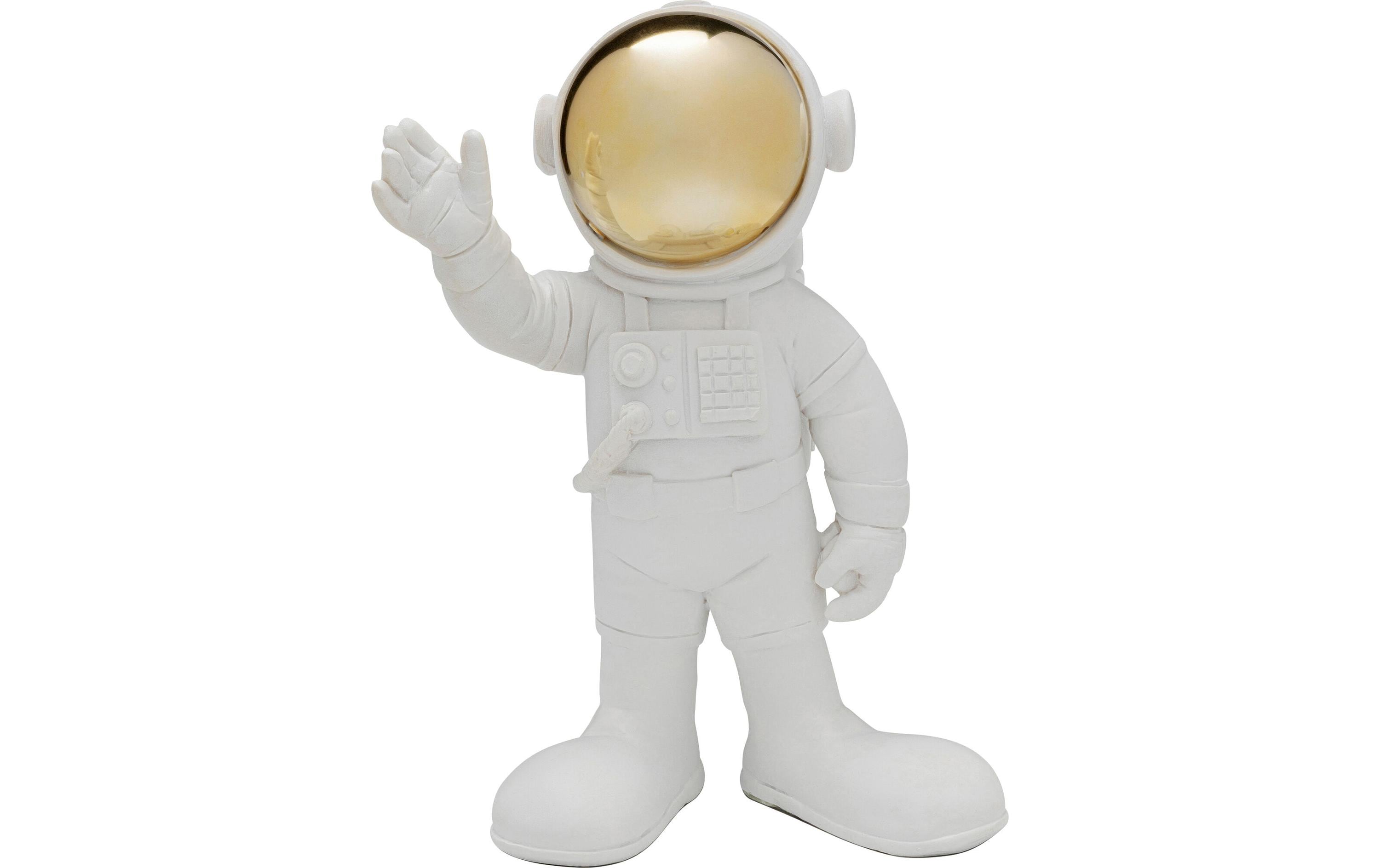 Kare Dekofigur Astronaut Welcome Grösse: 21x12x27cm, Weiss