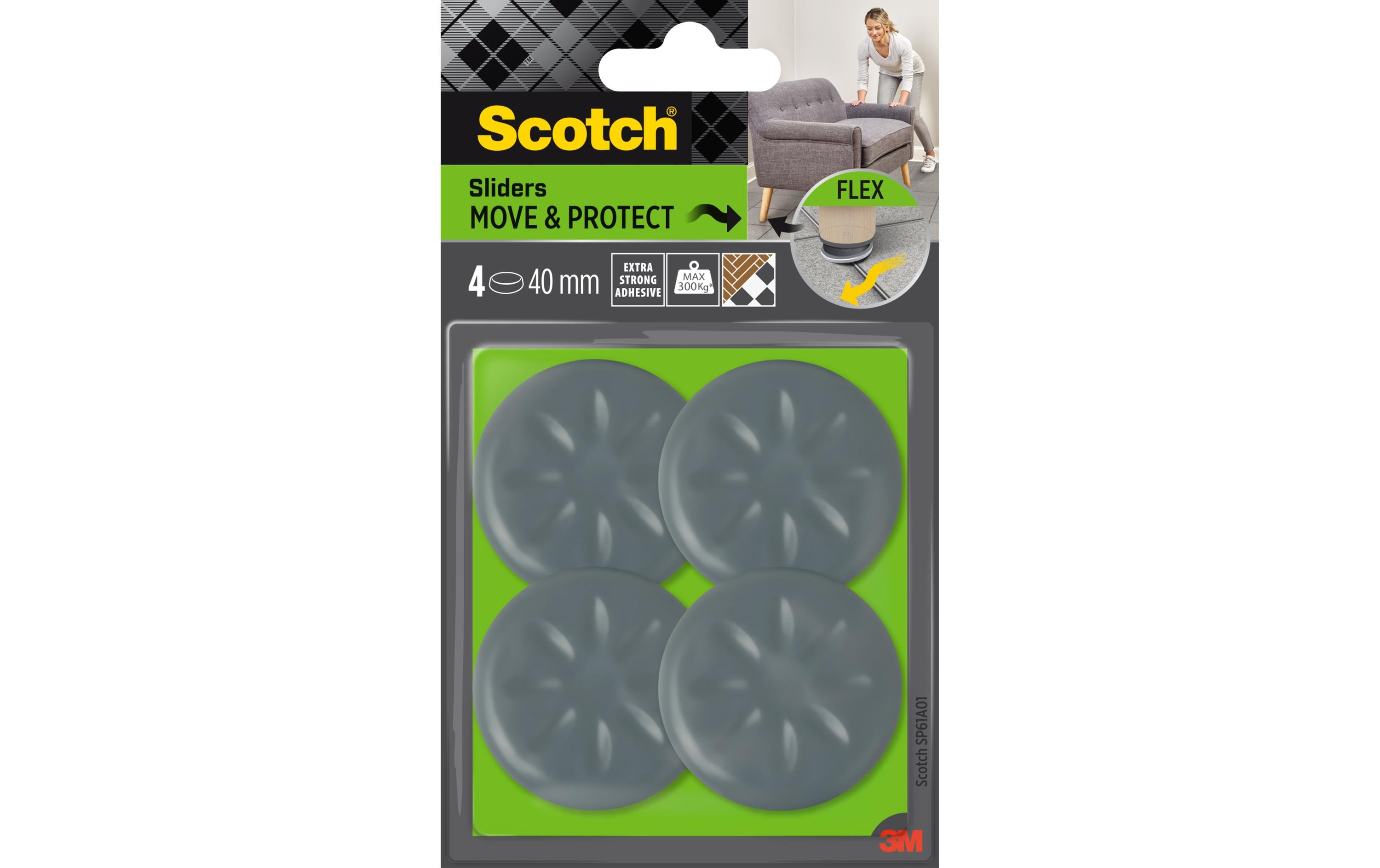 Möbelgleiter Flexibal Ø 40mm Scotch Möbelgleiter