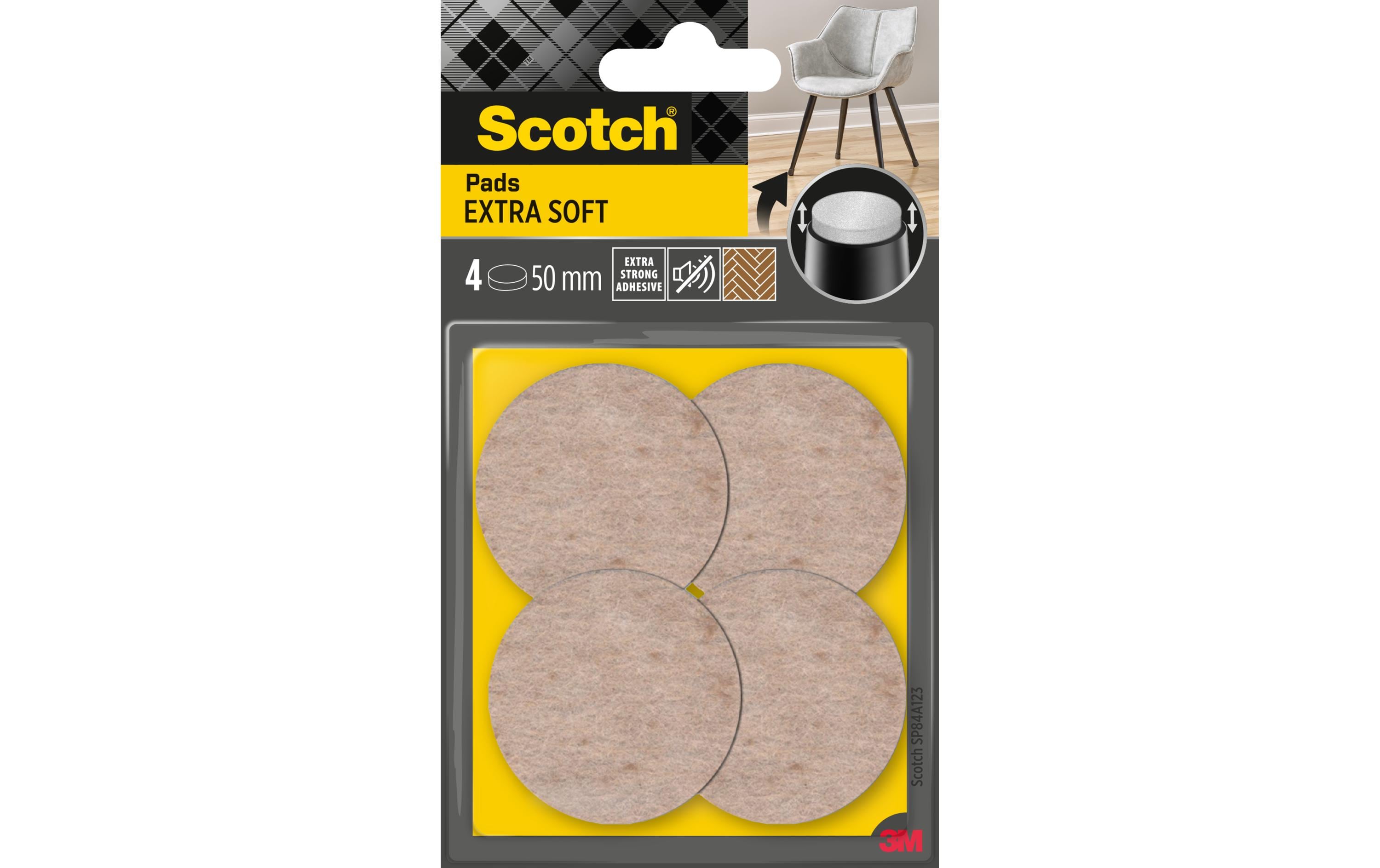 Extra weiche Filzgleiter rund Ø 50mm Scotch Möbelgleiter