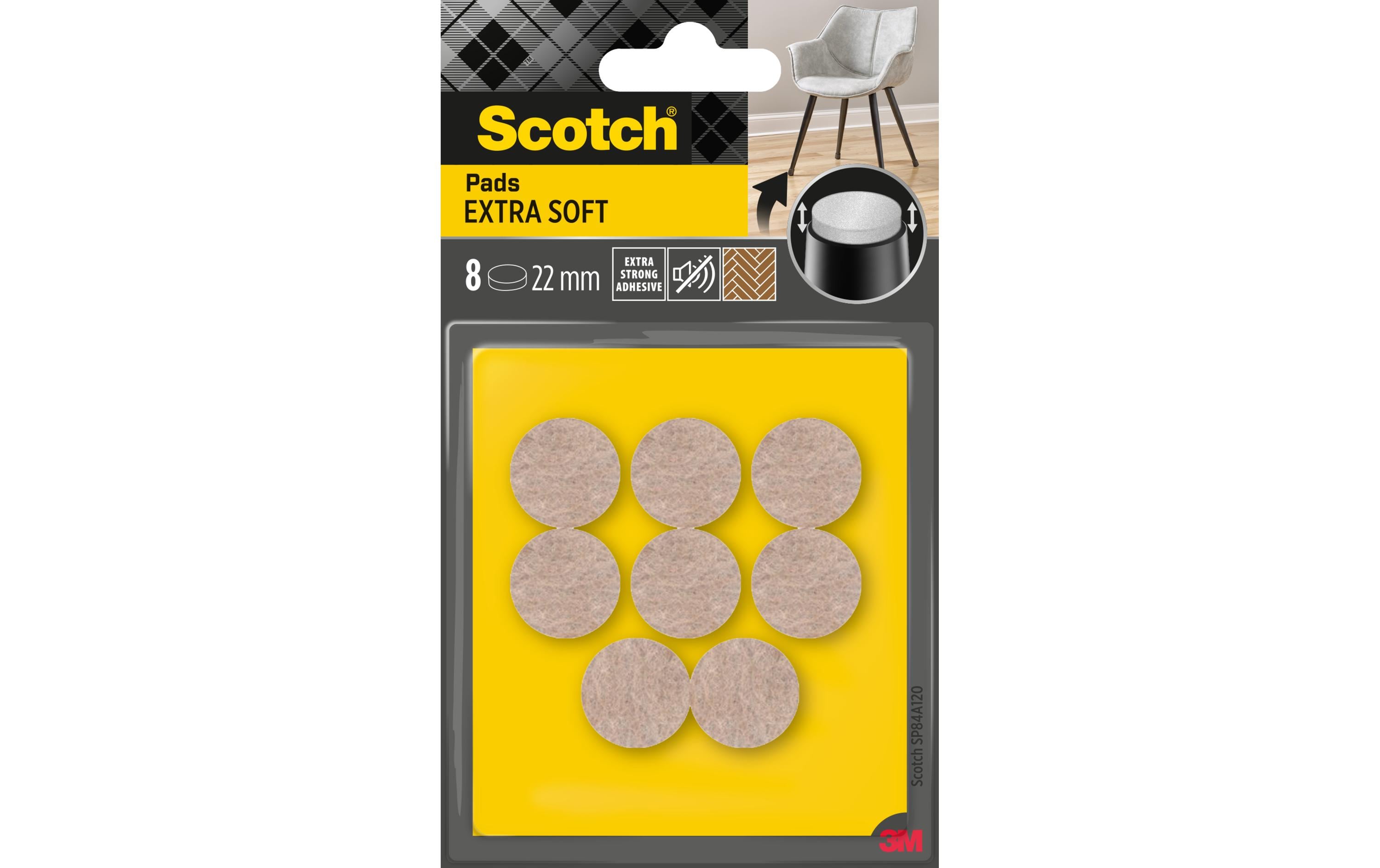 Extra weiche Filzgleiter Ø 22mm Scotch Möbelgleiter