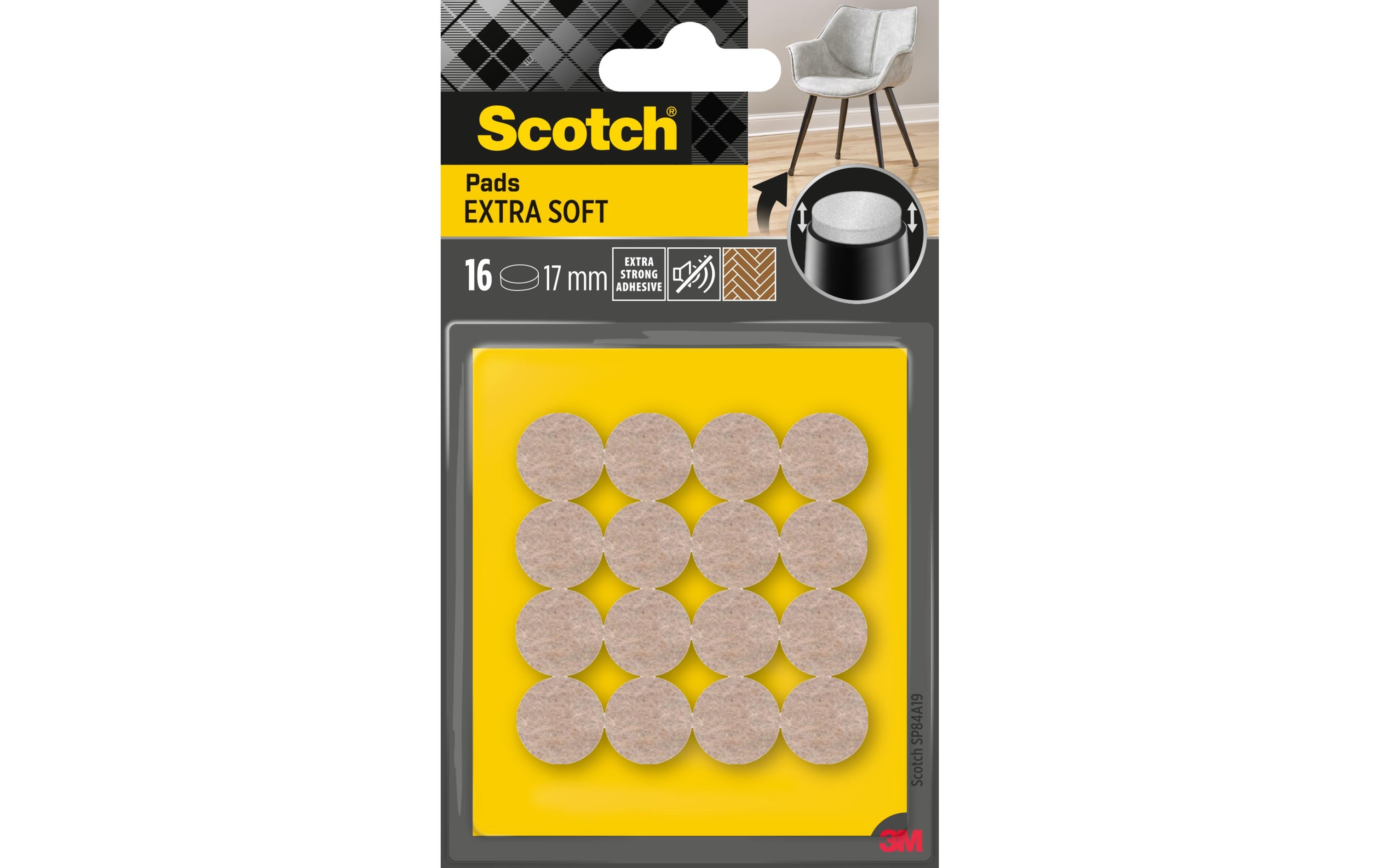 Extra weiche Filzgleiter rund Ø 17mm Scotch Möbelgleiter