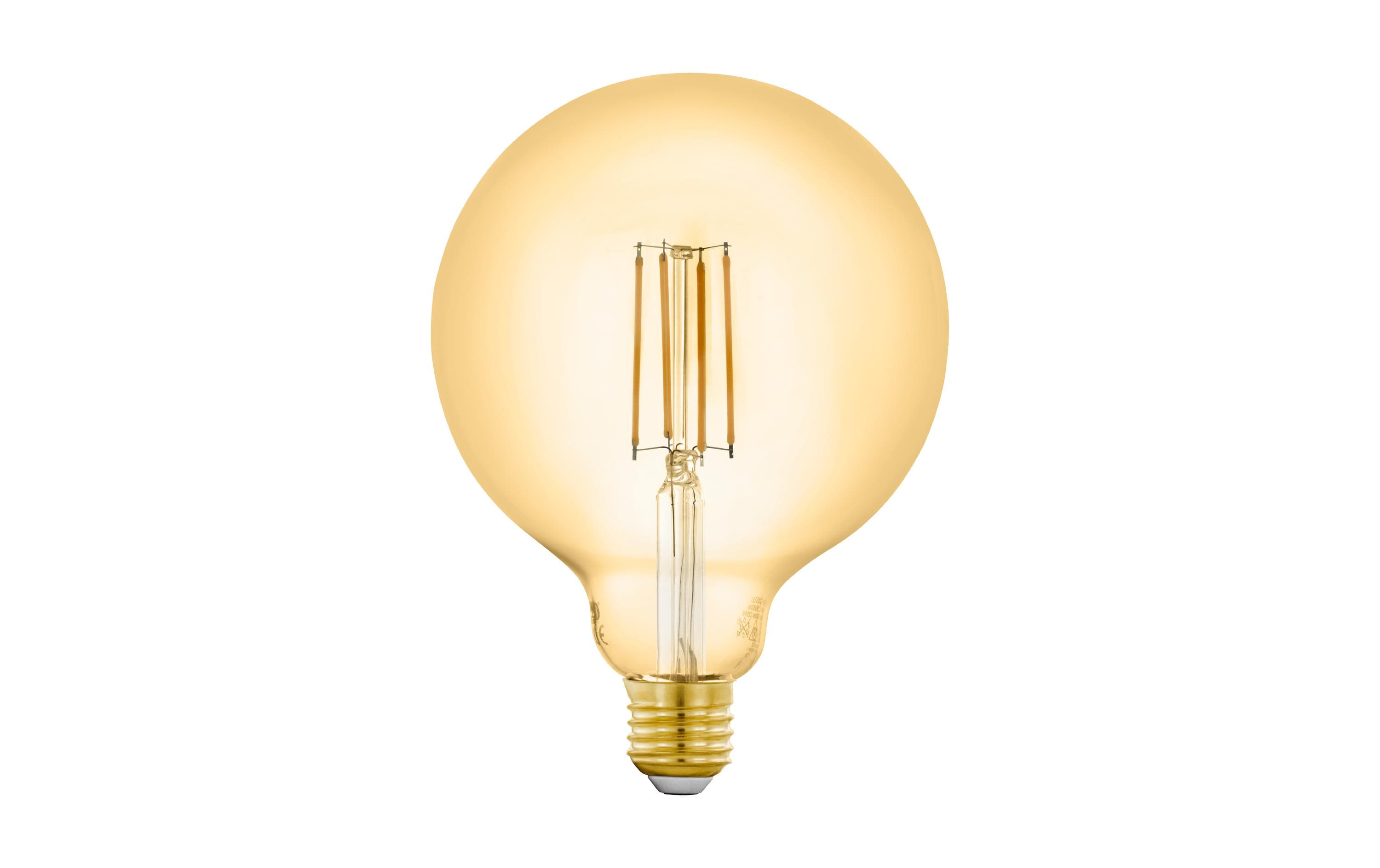 EGLO Leuchtmittel amber inkl. 1x E27 6W, dimmbar
