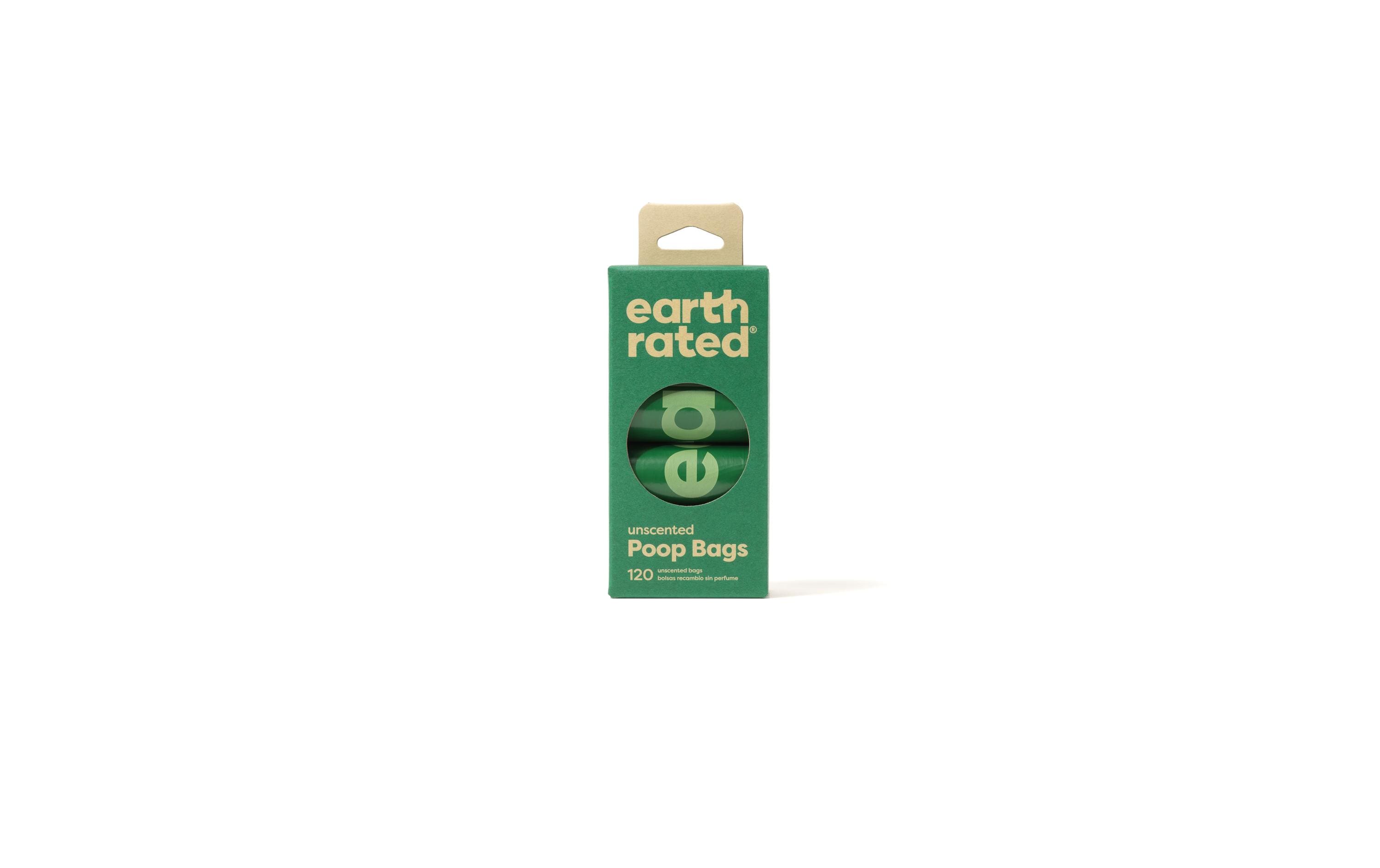 Earth Rated Kotbeutel 120 Stk.,ohne Duft 8 Nachfüllrollen
