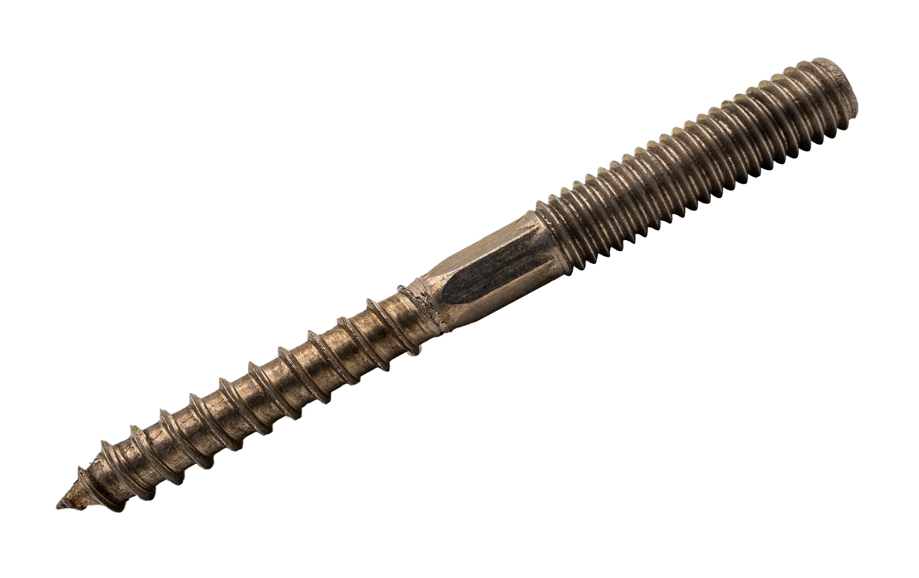 Krafter Stockschrauben M 8x 80 mm A2 Edelstahl rostfrei 2 ST