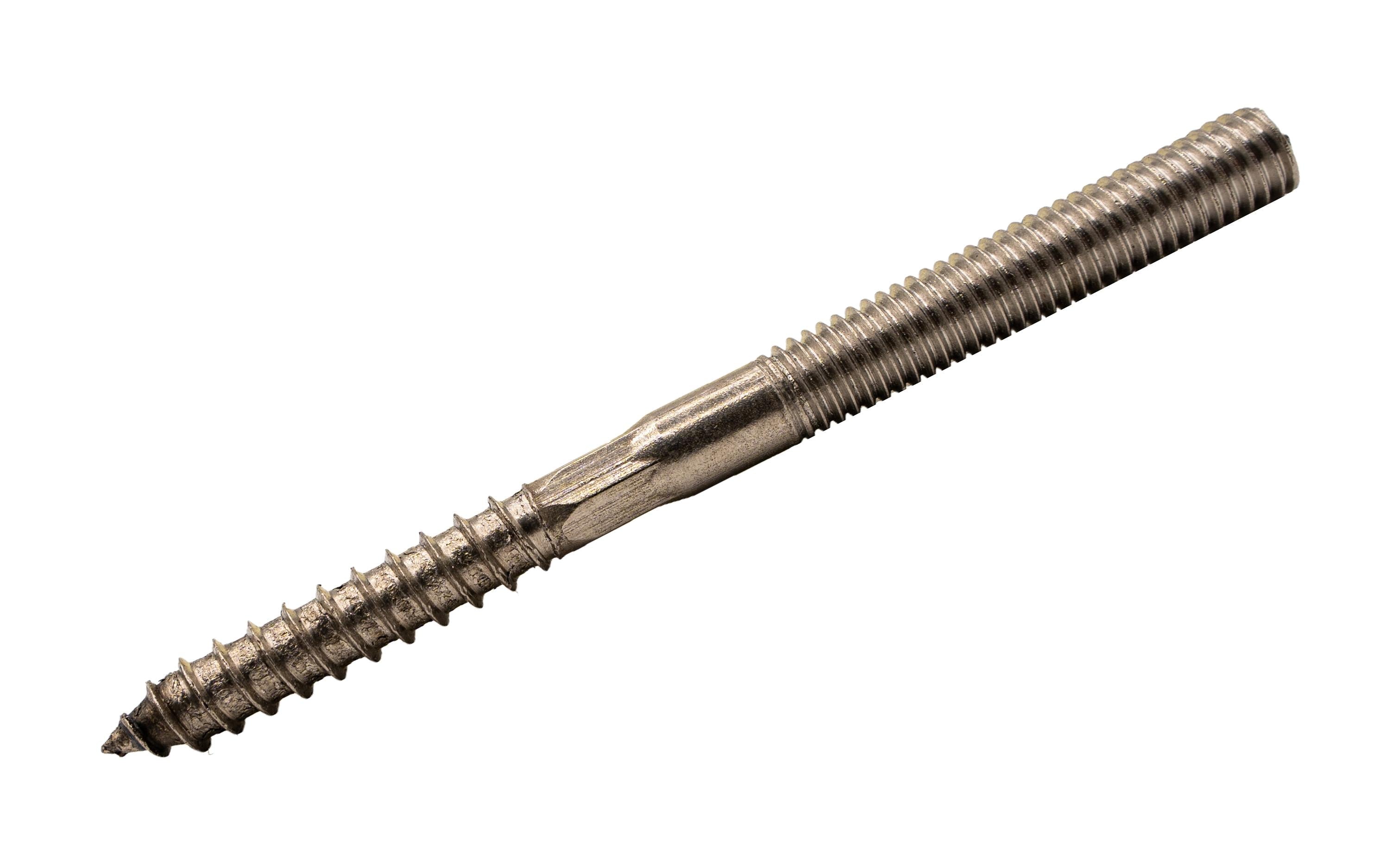 Krafter Stockschrauben M 8x100 mm A2 Edelstahl rostfrei 2 ST