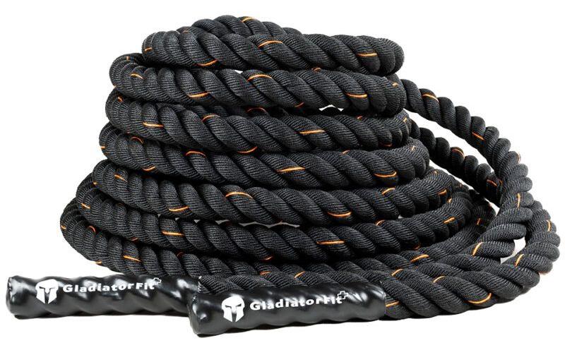 Battle Rope wellenförmig aus Polyester, Länge: 15m