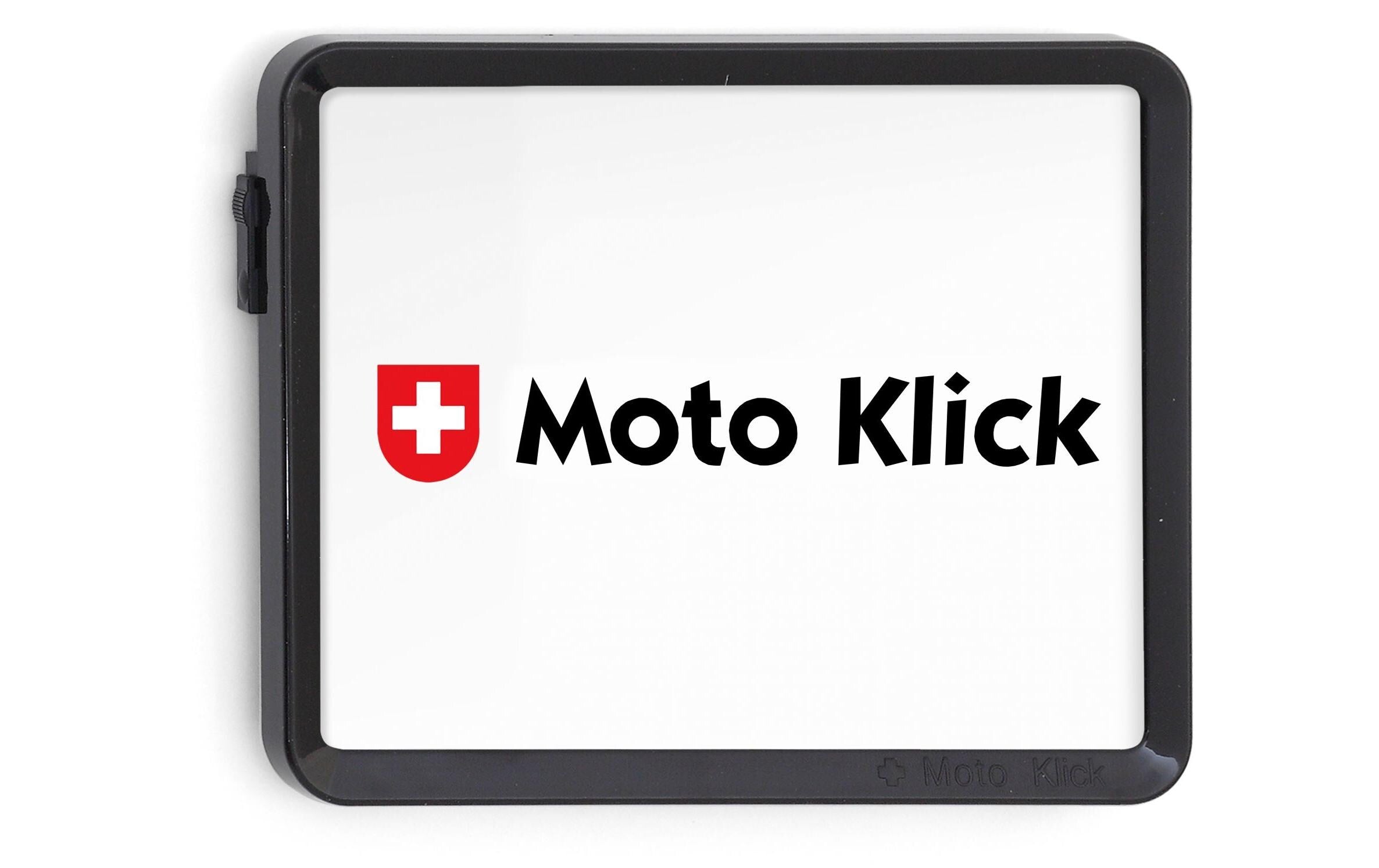 MOTO KLICK Nummernrahmen hinten Schwarz