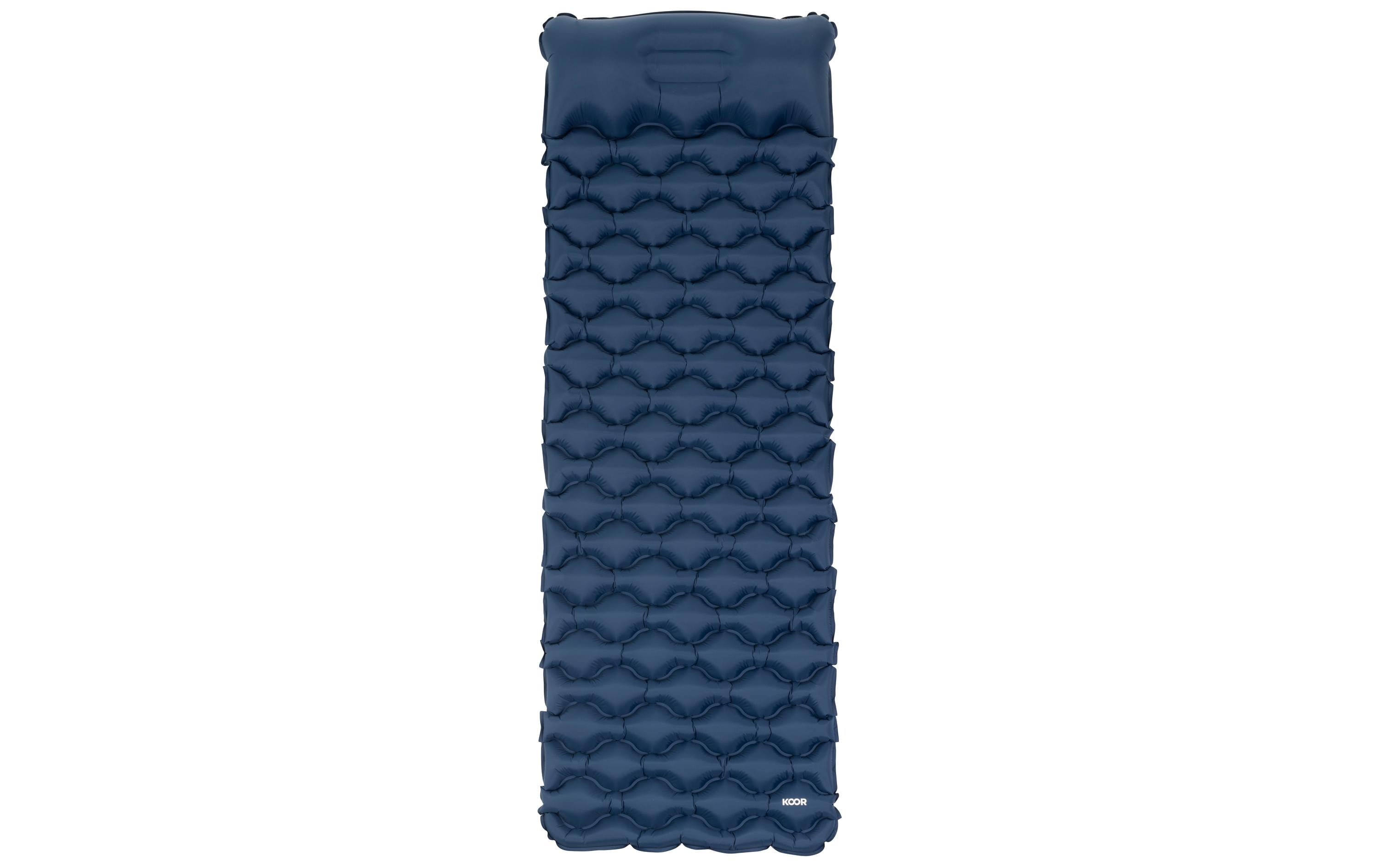 KOOR Iso-Matte Blau selbstaufblasbar, 192x65x5cm, Nylon