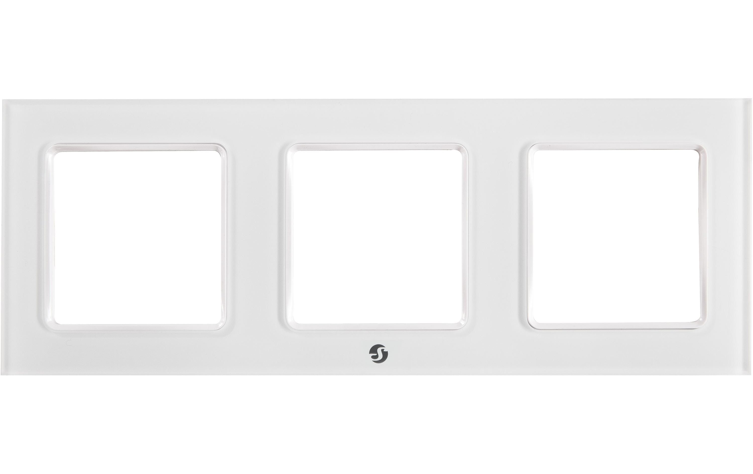 Shelly Wall Frame 3 White Für Shelly Wall Switch
