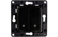 Shelly Wall Switch 2 Black Für Shelly Plus Aktoren
