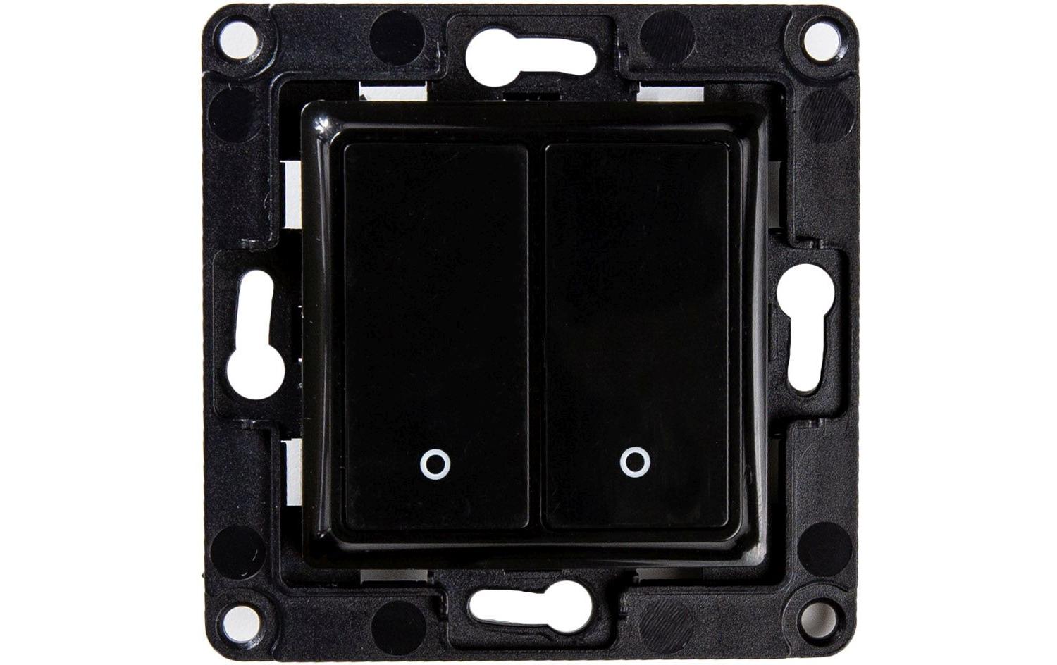 Shelly Wall Switch 2 Black Für Shelly Plus Aktoren