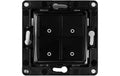 Shelly Wall Switch 4 Black Für Shelly Plus Aktoren