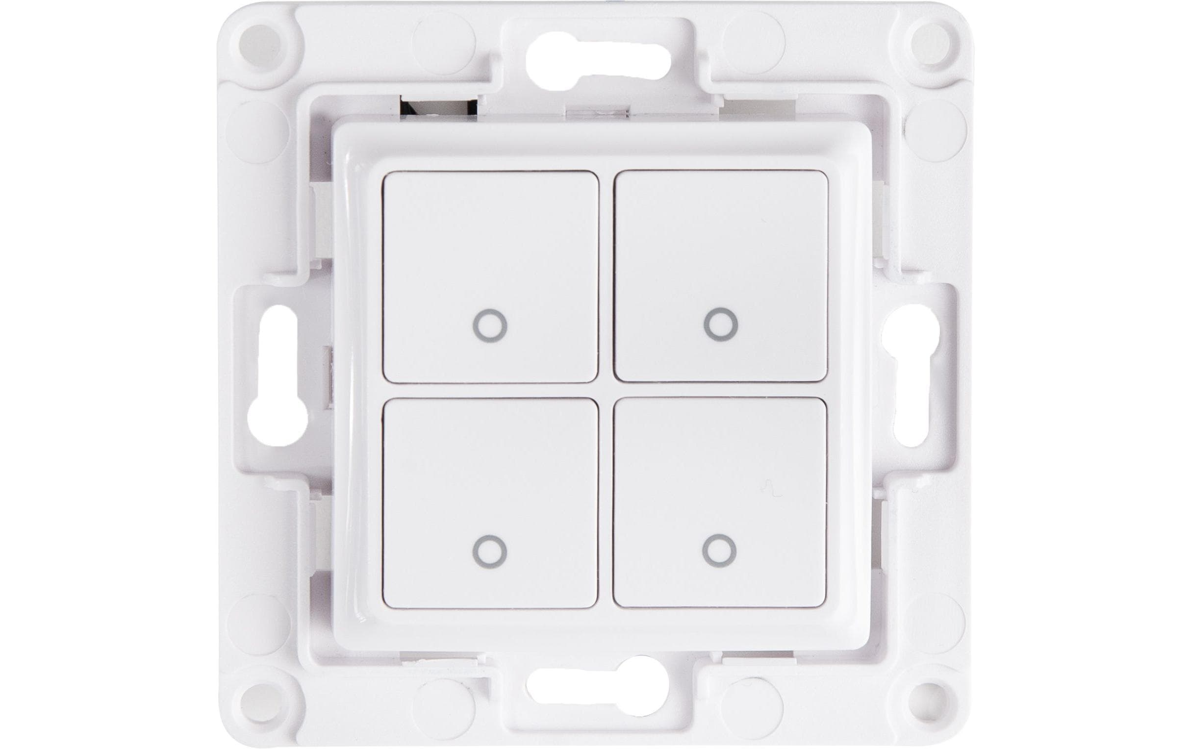 Shelly Wall Switch 4 White Für Shelly Plus Aktoren