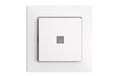 Feller UP-Leuchttaster EDIZIOdue A-R/1P LED gelb, Einsatz weiss