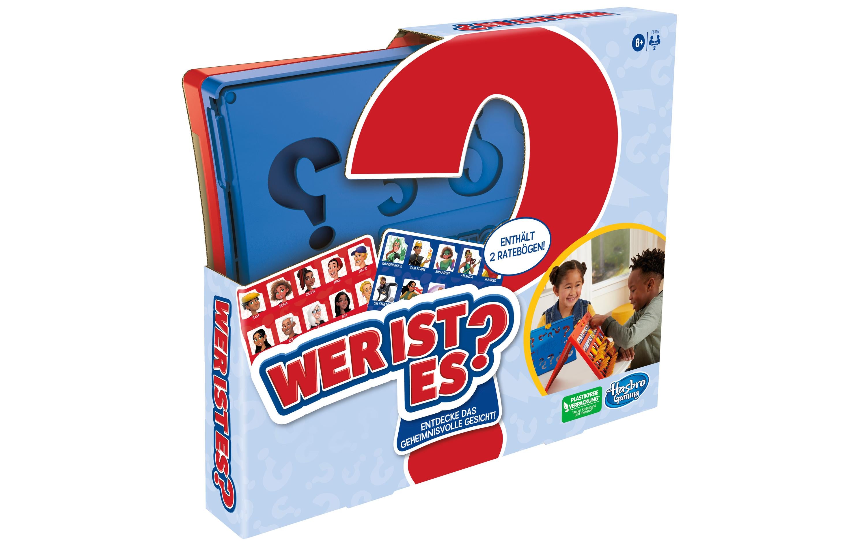 Wer ist es? ab 6 Jahren, für 2 Spielende