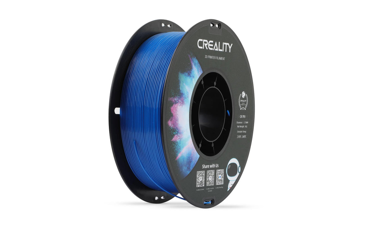 Creality Filament TPU Blau 1.75mm Filament, 210-240 Grad, 1Kg, Blau