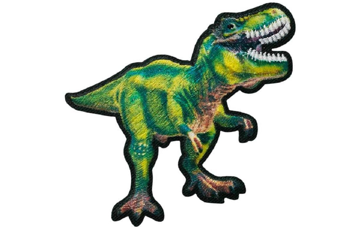 Monoquick Aufbügelbild Midi T-Rex grün
