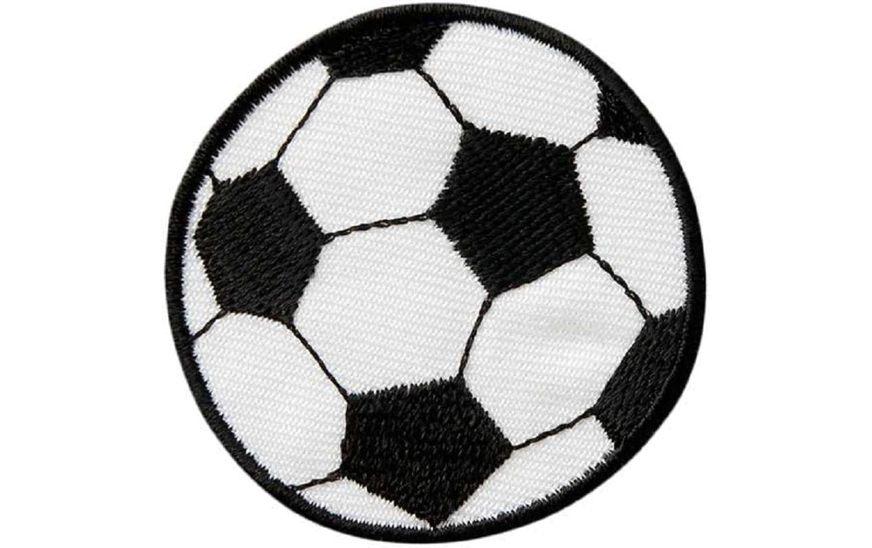 Monoquick Aufbügelbild Mini Fussball schwarz/weiss