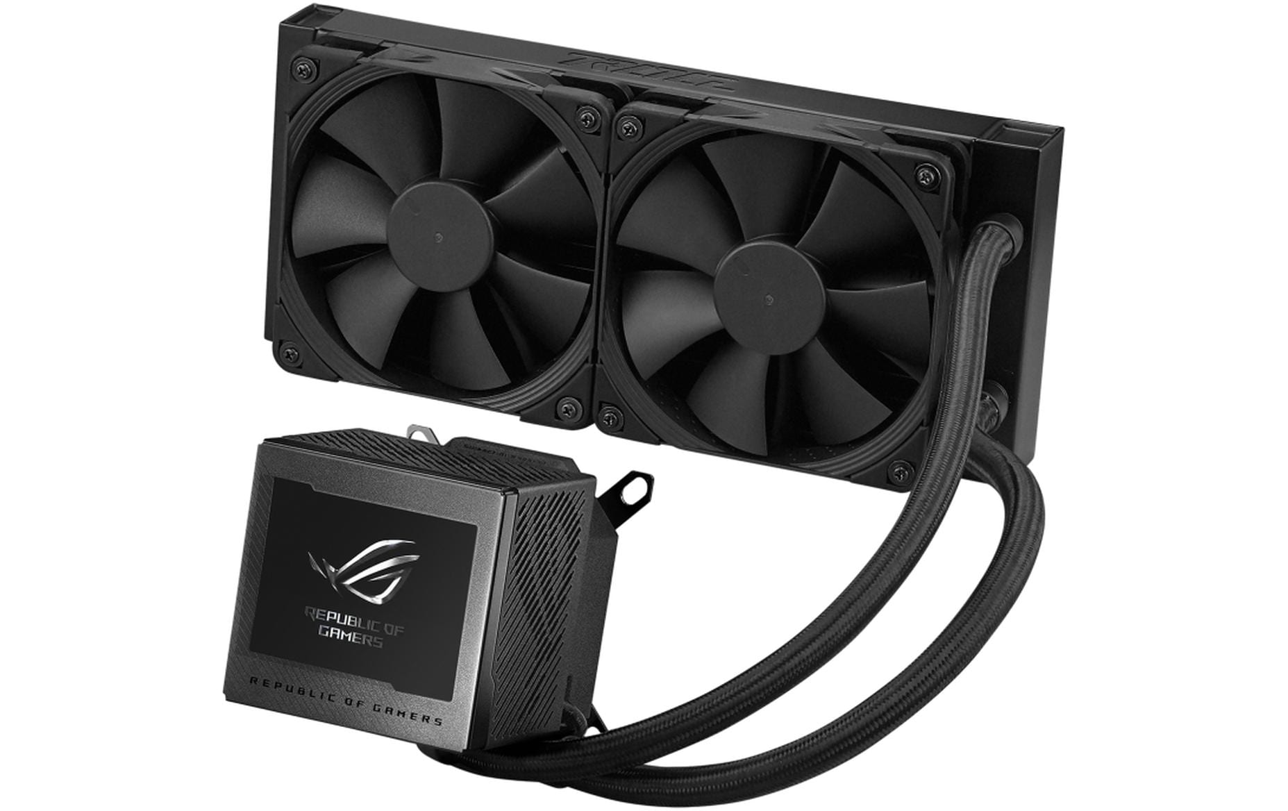 Asus ROG RYUJIN III 240 Lliquid CPU Cooler, 3.5" LCD, 3x120mm fan