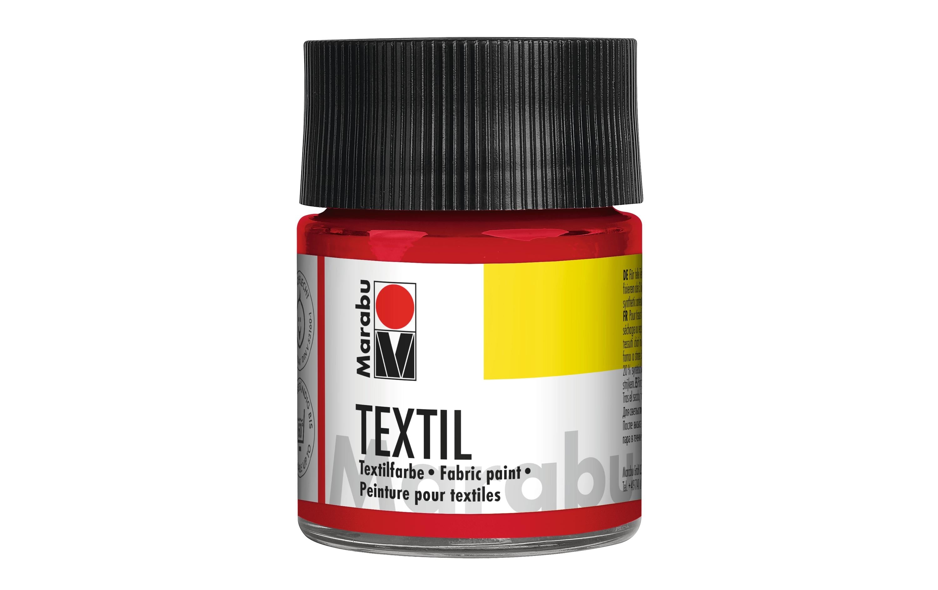 Marabu Textilfarbe 50 ml Kirschrot