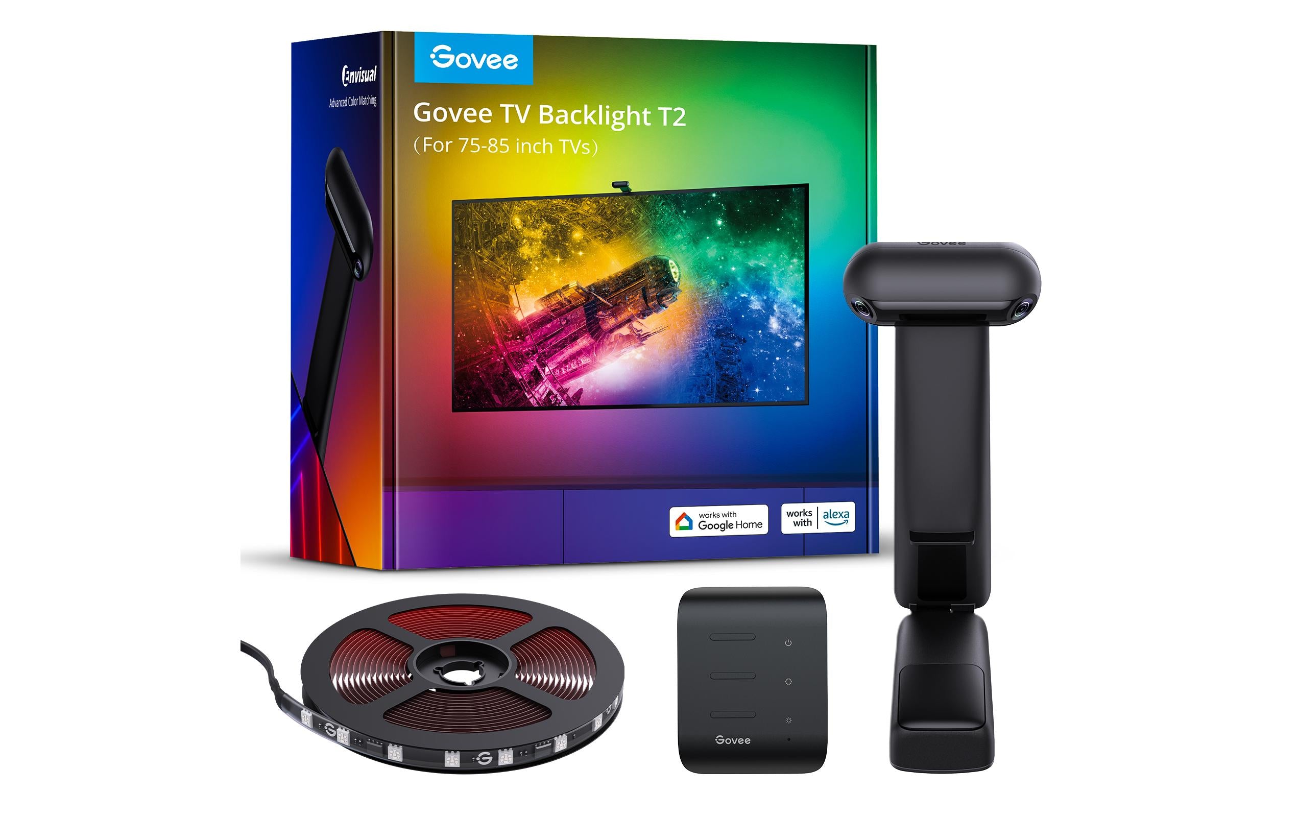 Govee Envisual TV Backlight T2 WiFi, 5m, 75-85 Zoll