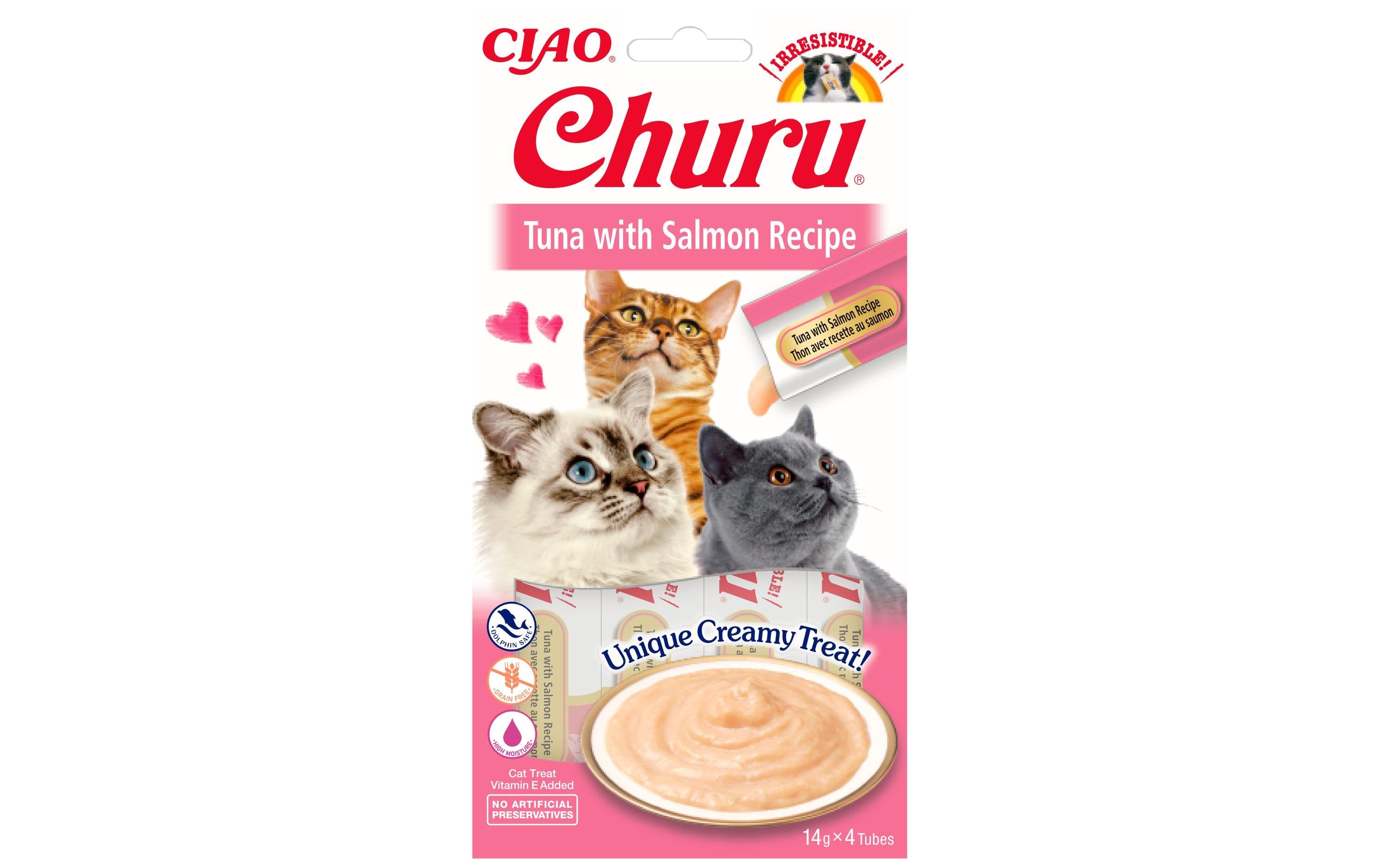 Ciao Churu Pürees Thunfisch & Lachs 4 x 14g